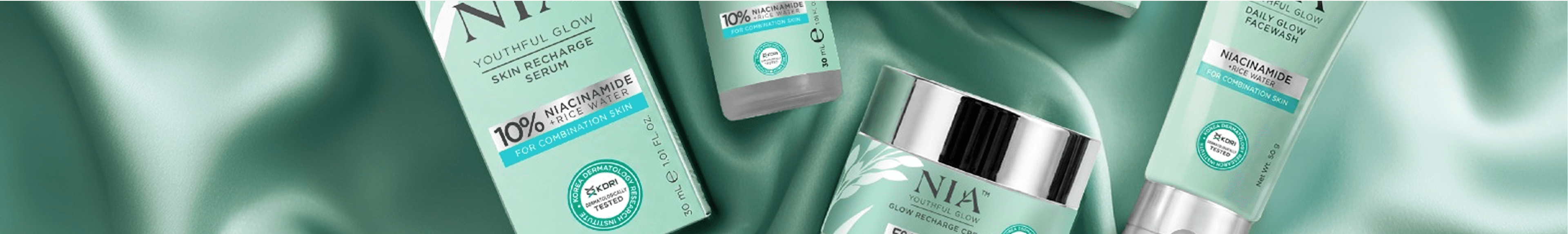 NIA Youthful Glow Collection Formulation Banner