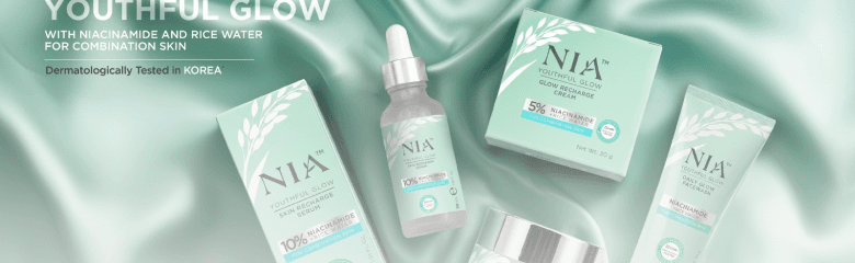 NIA Youthful Glow Collection Formulation Banner