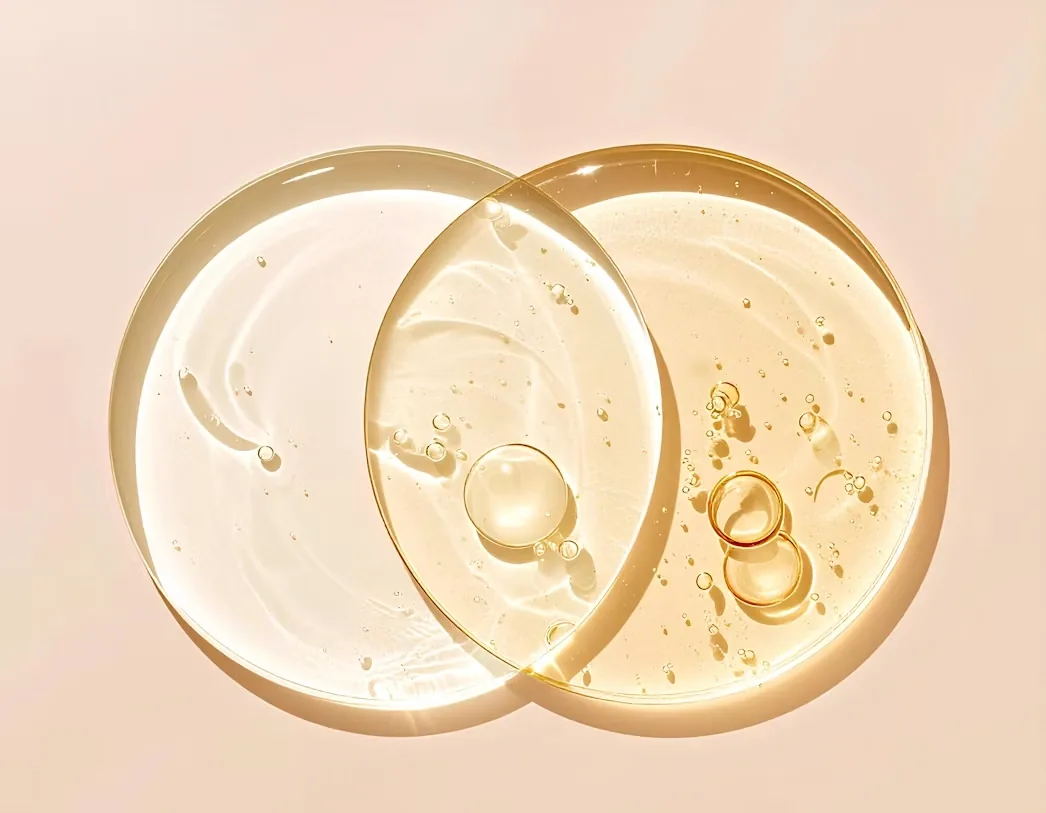 NIA clean laboratory botanical serum formulation