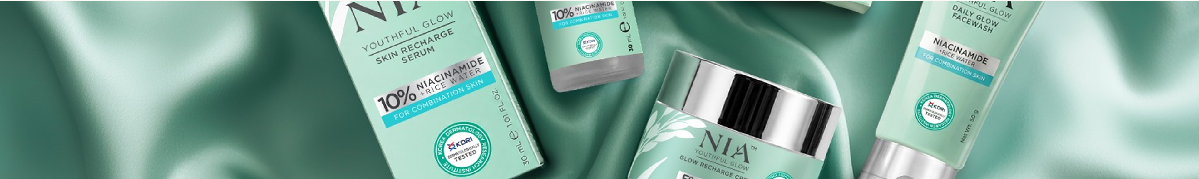 NIA Youthful Glow Collection Formulation Banner