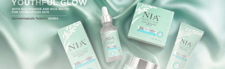 NIA Youthful Glow Collection Formulation Banner